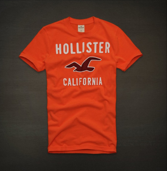 Hollister Hombres De Cuello Redondo Corto Remera HCO4170